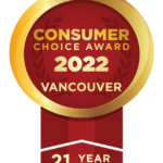Consumer Choice Award 2022 Vancouver 21 Year Winner